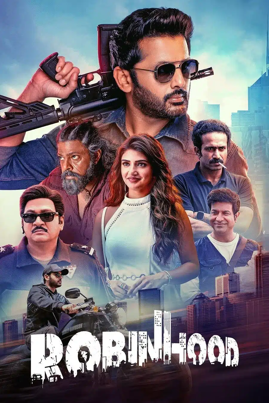 Free Robinhood (2025) (Hindi + Telugu) Dual Audio UnCut South Movie HD ESub