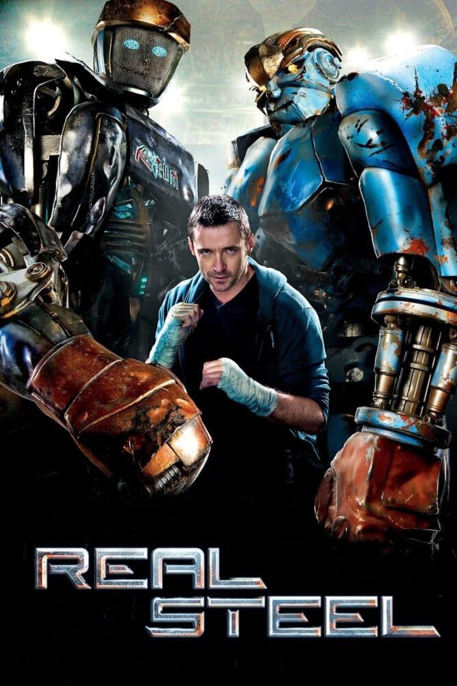 Free Real Steel (2011) (Hindi + English) Dual Audio Hollywood Movie BluRay HD ESub